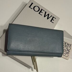 Loewe leather long wallet